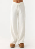 Sherlee Knit Pants - White